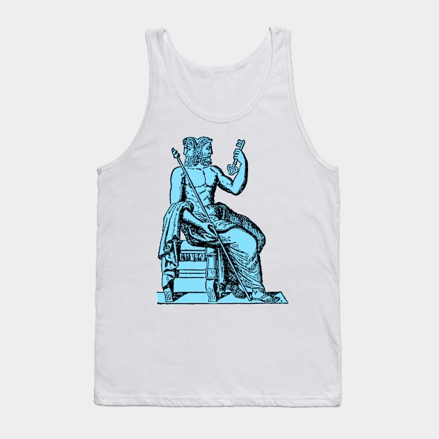 The Roman God Janus Ianus Tank Top by WillowNox7